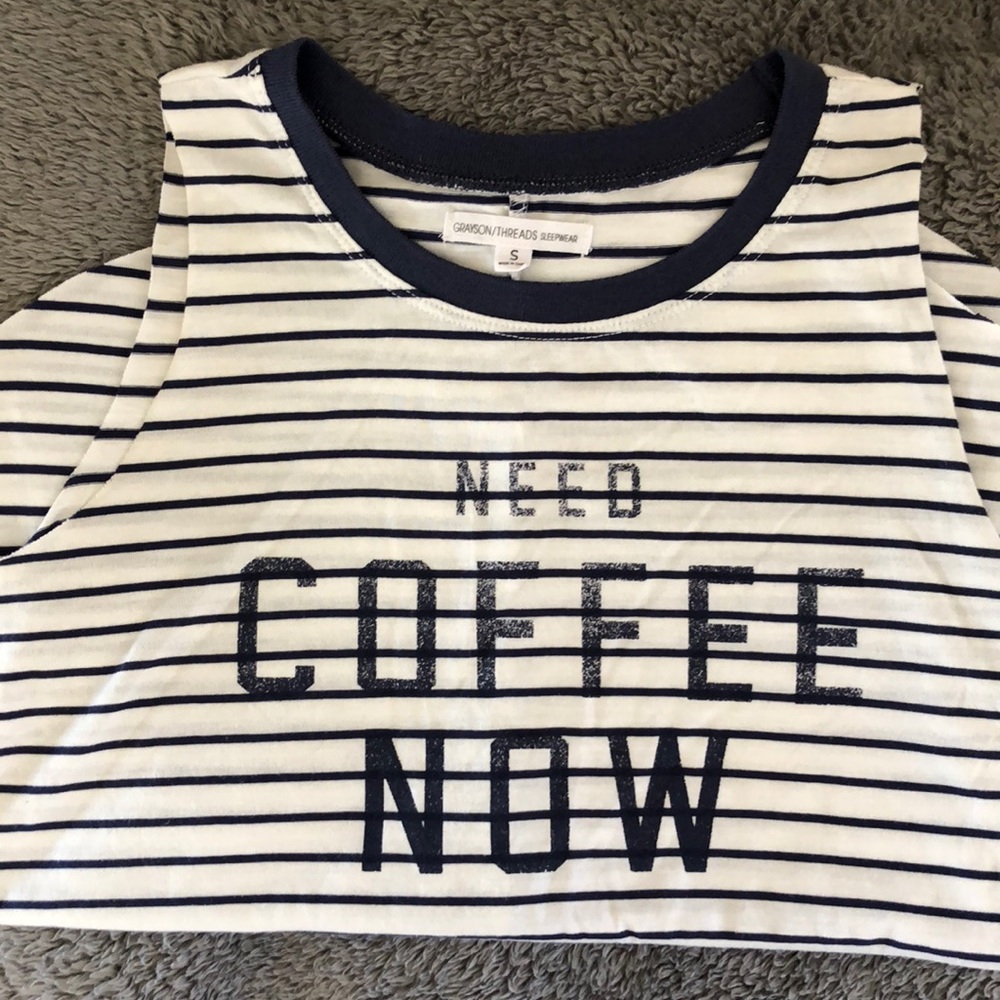 “Need Coffee Now” tank